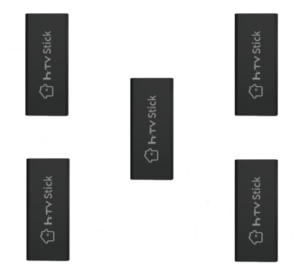 Cinco Unidades Htv Stick